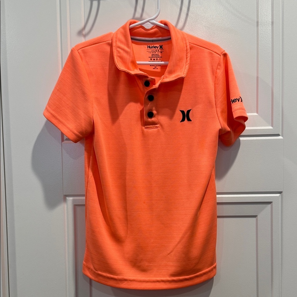 Hurley Vibrant Orange Kids Polo